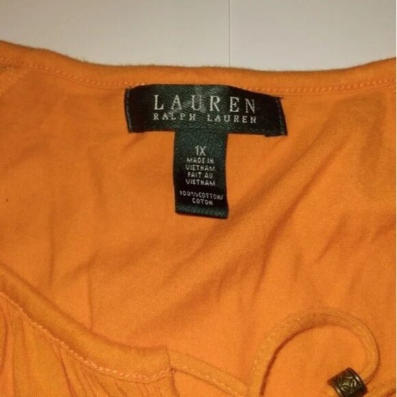 Lauren Ralph Lauren Orange Blouse - Picture 4 of 4